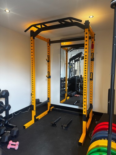 Powertec squat rack with multi - rack,