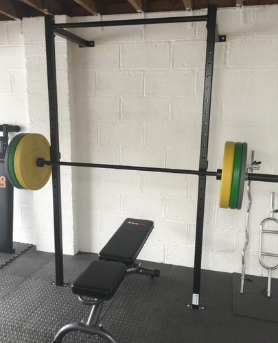 Squat rack with pull bar - rack,