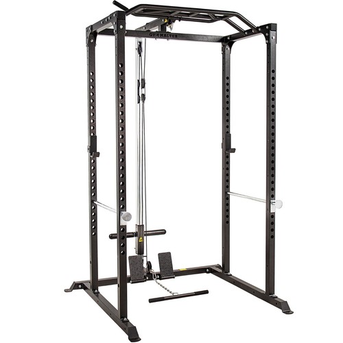 Power rack squat cage - squat, with