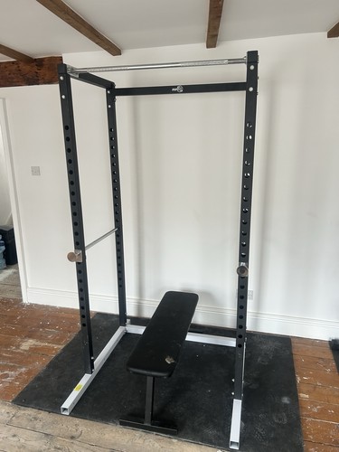 Rip squat rack with bench - x,